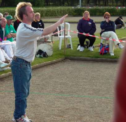 Mike Peet (Guernsey Petanque Club) Runner Up 2003 Jersey Open